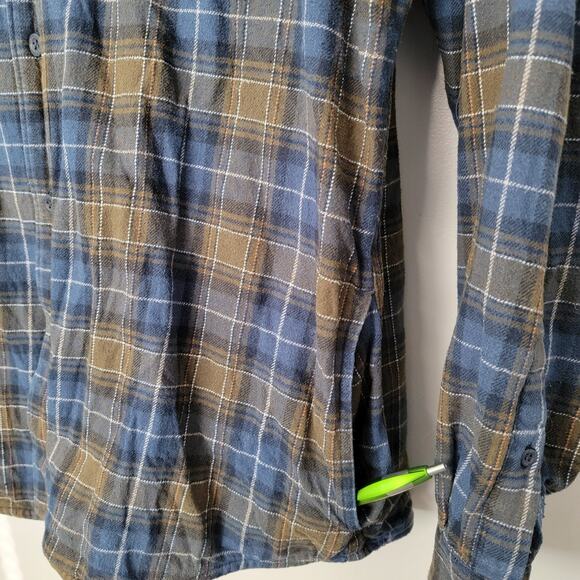 Red Head Flannel Hoodie Shirt Shacket Jacket Sz M 100% Cotton Workwear Grunge - Picture 3 of 9